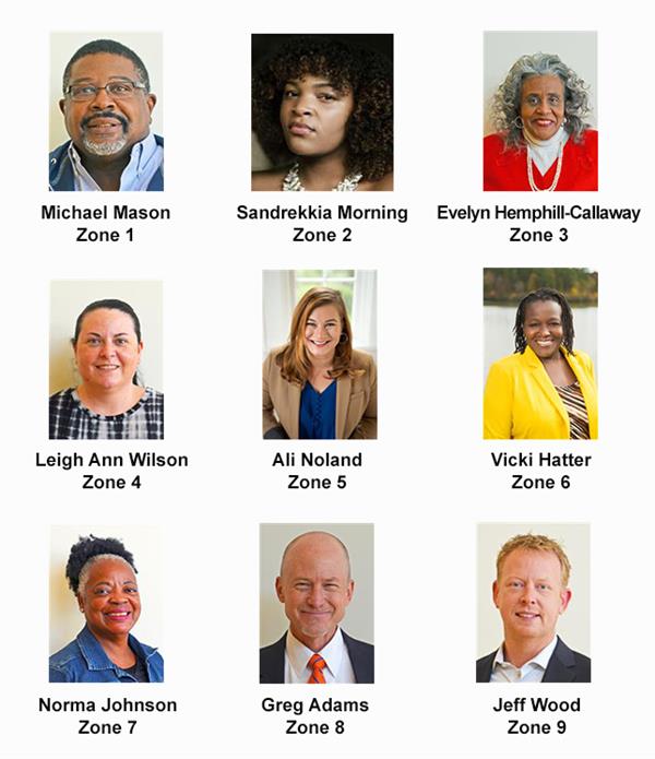 LRSD Board members - Names listed on page 